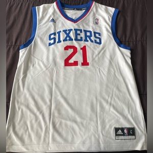 Joel Embiid Sixers Adidas Jersey